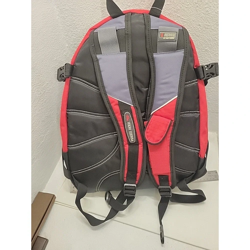 High Sierra Black Suspension Strap System Backpack with‎ Multiple Pockets